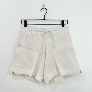 AYR Waffle Cone Shorts Pima Cotton Seashell NEW 
Size Small Loungewear Cozy